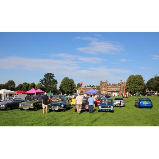 RH SPECIALIST INSURANCE CHESHIRE CLASSIC CAR & MOTORCYCLE SHOW Sunday 28 & Monday 29 May 2023 @ Capesthorne Hall